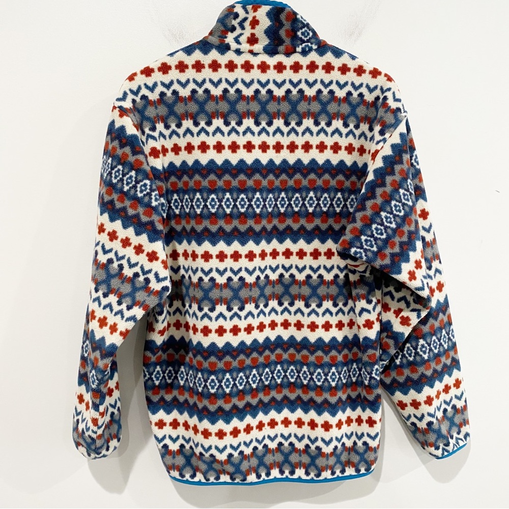 PATAGONIA Men’s Synchilla Snap-T Fleece Pullover Cliff Underwater Blue Size Med - Picture 6 of 13